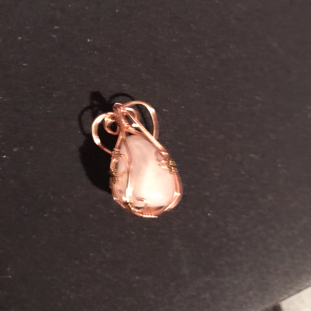 SOLD Handmade wire wrapped pendant - Picture 5 of 5